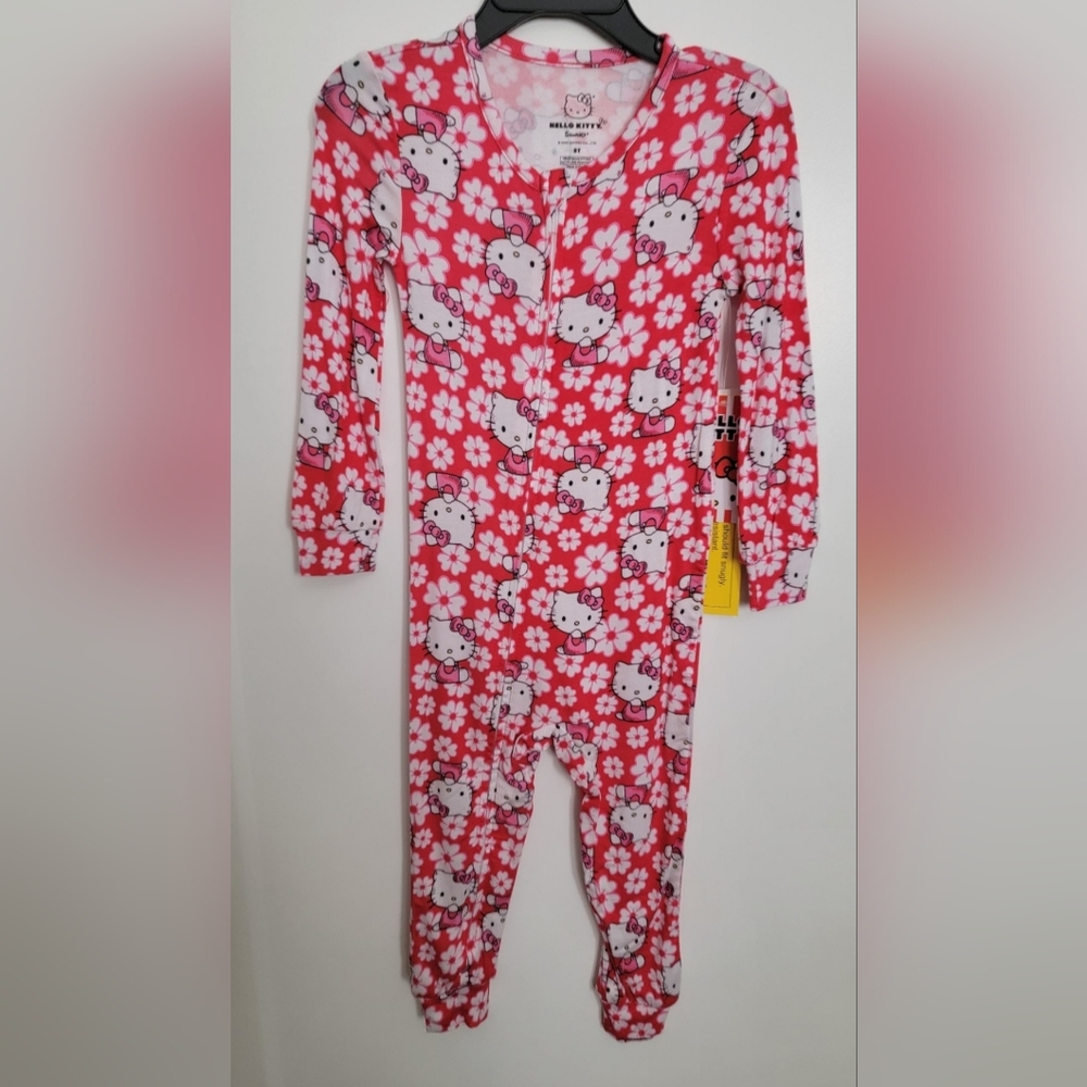 Hello Kitty Red Kids One Piece Pajama